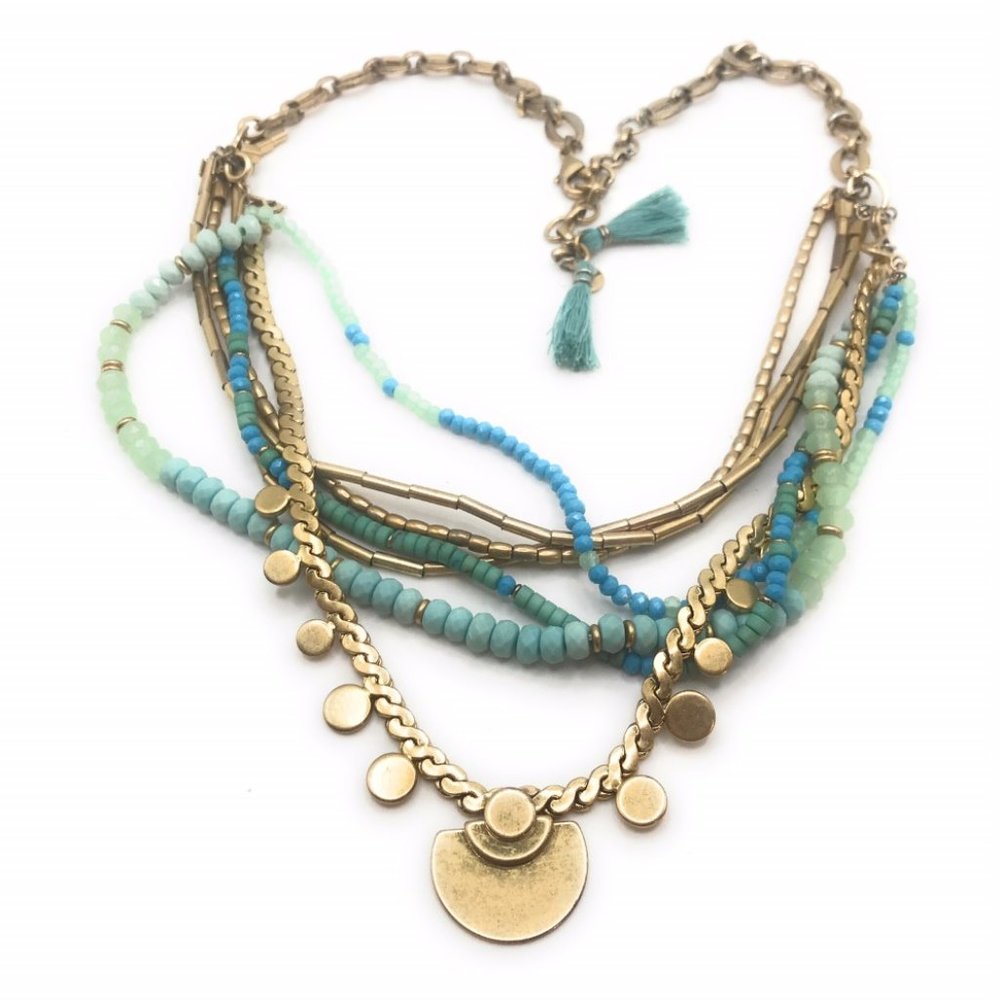 Isa Disc Stella & Dot Necklace - N516